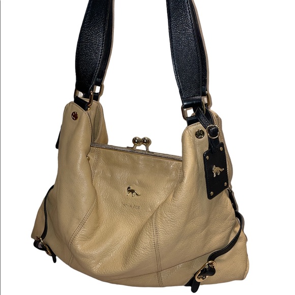 Emma Fox Nude Pearl Clasp Bag - Picture 3 of 6